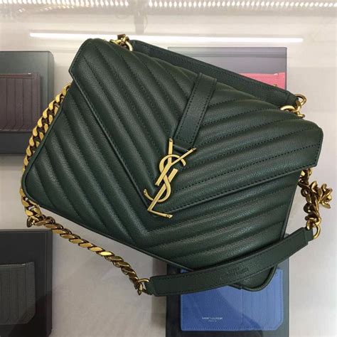 ysl 052|SAINT LAURENT CLASSIC 11 YSL 052 Gold Green Unisex .